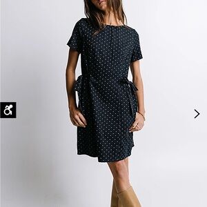 Bohme Black Polka Dot Dress